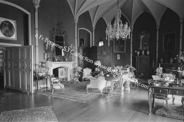 BIRR CASTLE  BIG DRAWING ROOM FROM WEST